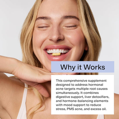 MINDBODYSKIN Hormonal Acne Supplement