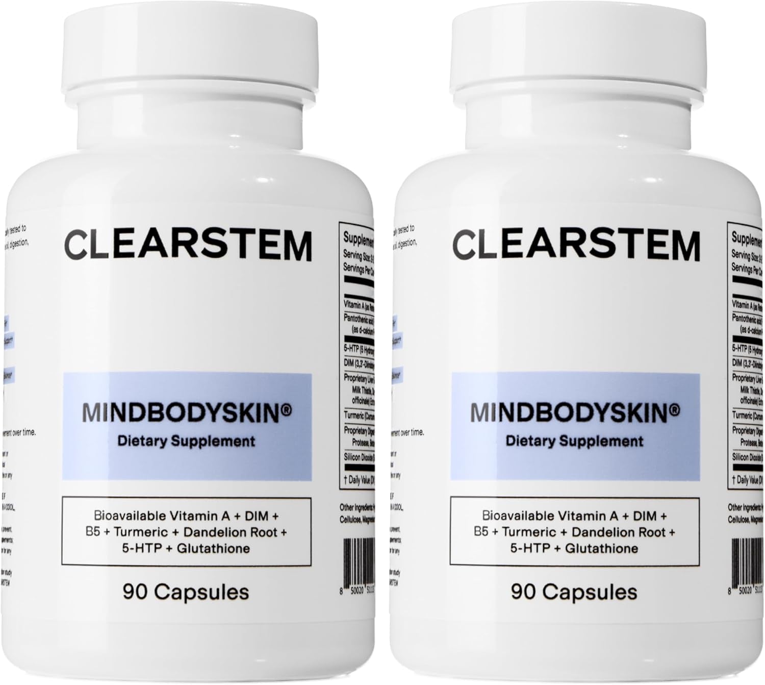 MINDBODYSKIN Hormonal Acne Supplement